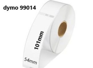 גליל מדבקות נייר תואם 99014 למדפסת DYMO 450/4XL דימו 101X54mm