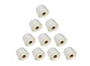10 גלילי מדבקות תואמים 11354 למדפסת DYMO 450/4XL דימו 32×57 מ”מ