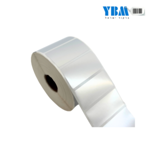 מדבקה פוליפרופילן כסף מט  60/30ממ 2,000 בגליל